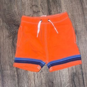 Hanna Andersson orange swim trunks size 2T